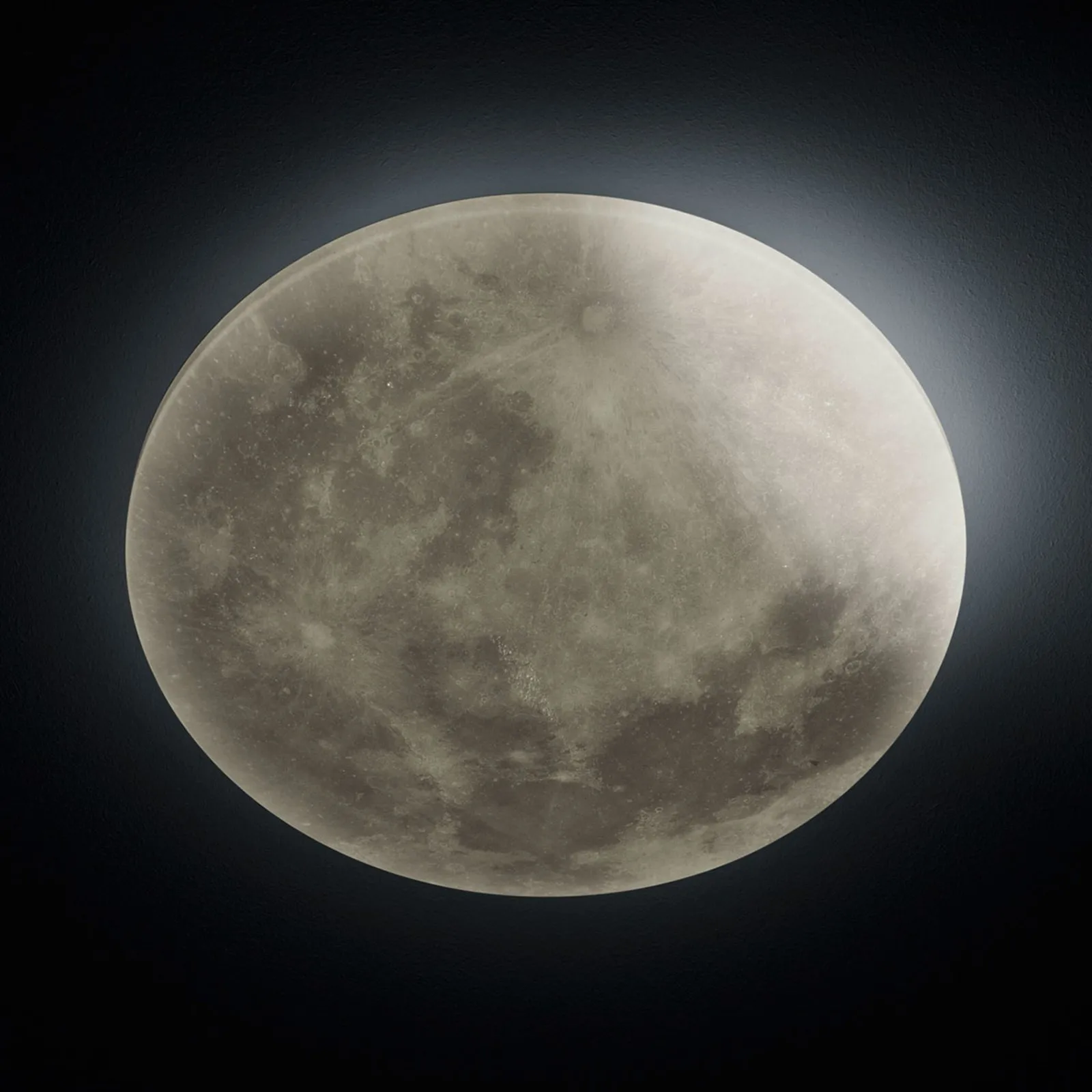 Plafoniera LED Lunar con telecomando, 40 cm